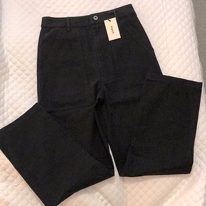 P&Co. NWT style 204 black service fatigue pants size UK8/US4